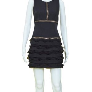 BCBG MAX AZRIA RUFFLE DRESS